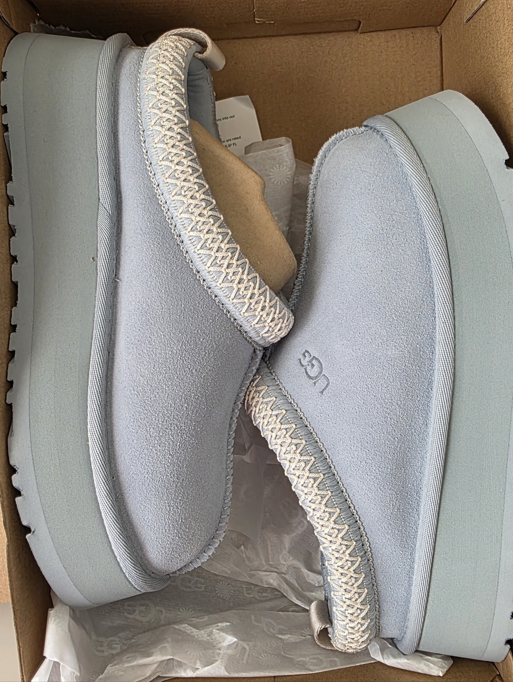 Authentic UGG Womens Tazz Slipper -Sea Foam - Picture 5 of 9